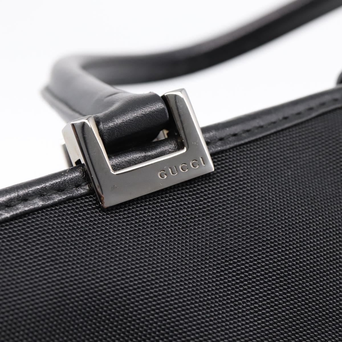 Gucci Jackie Canvas, Black, Canvas, Tote Bag