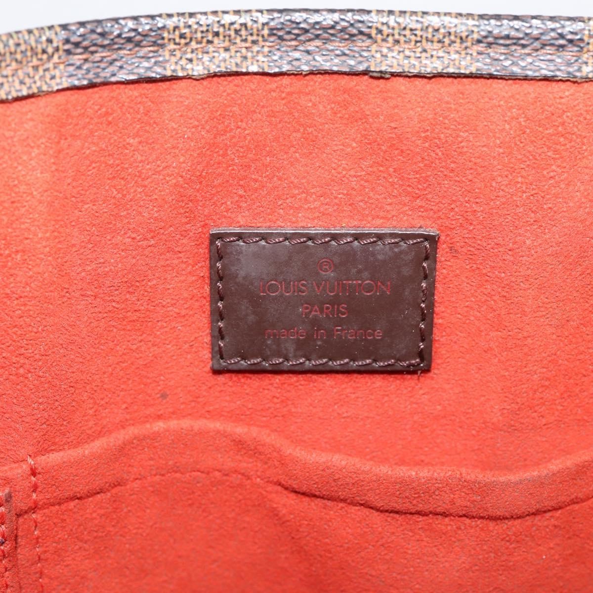 Louis Vuitton Venice Sac Plat Damier, Brown, Canvas, Tote Bag