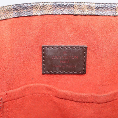 Louis Vuitton Venice Sac Plat Damier, Brown, Canvas, Tote Bag