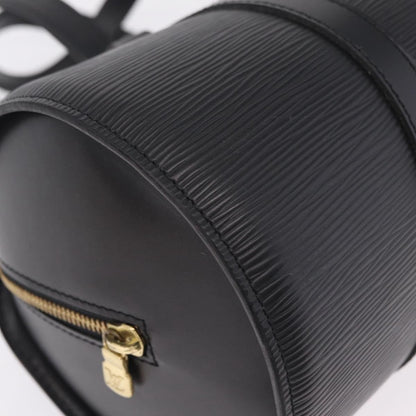 Louis Vuitton Soufflot Epi Leather, Black, Leather, Tote Bag