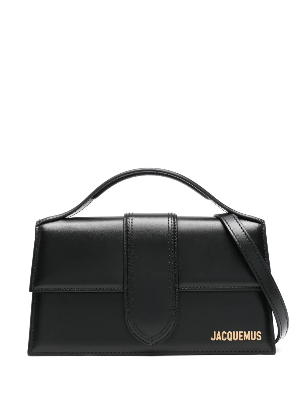 Jacquemus Le Bambino Top Handle Flap Bag Leather, BLACK, LEATHER, Handbag