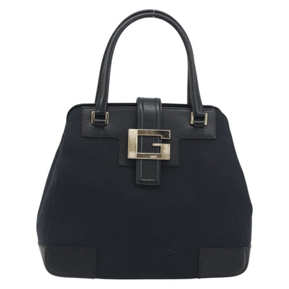 Gucci Vintage G Hobo GG Canvas and Leather, Black, Canvas, Shoulder Bag