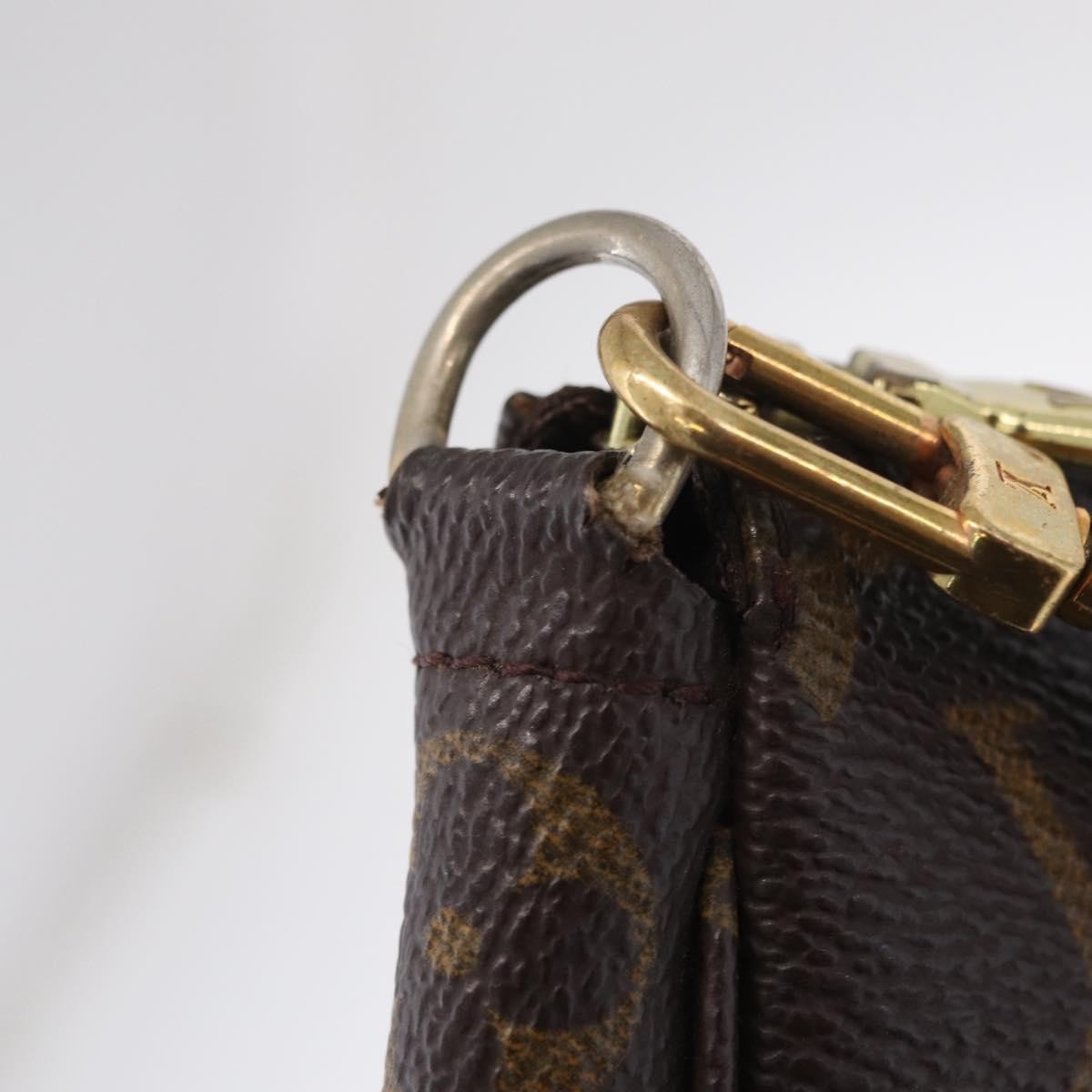 Louis Vuitton Pochette Accessoires Monogram Canvas, Brown, Canvas, Clutch