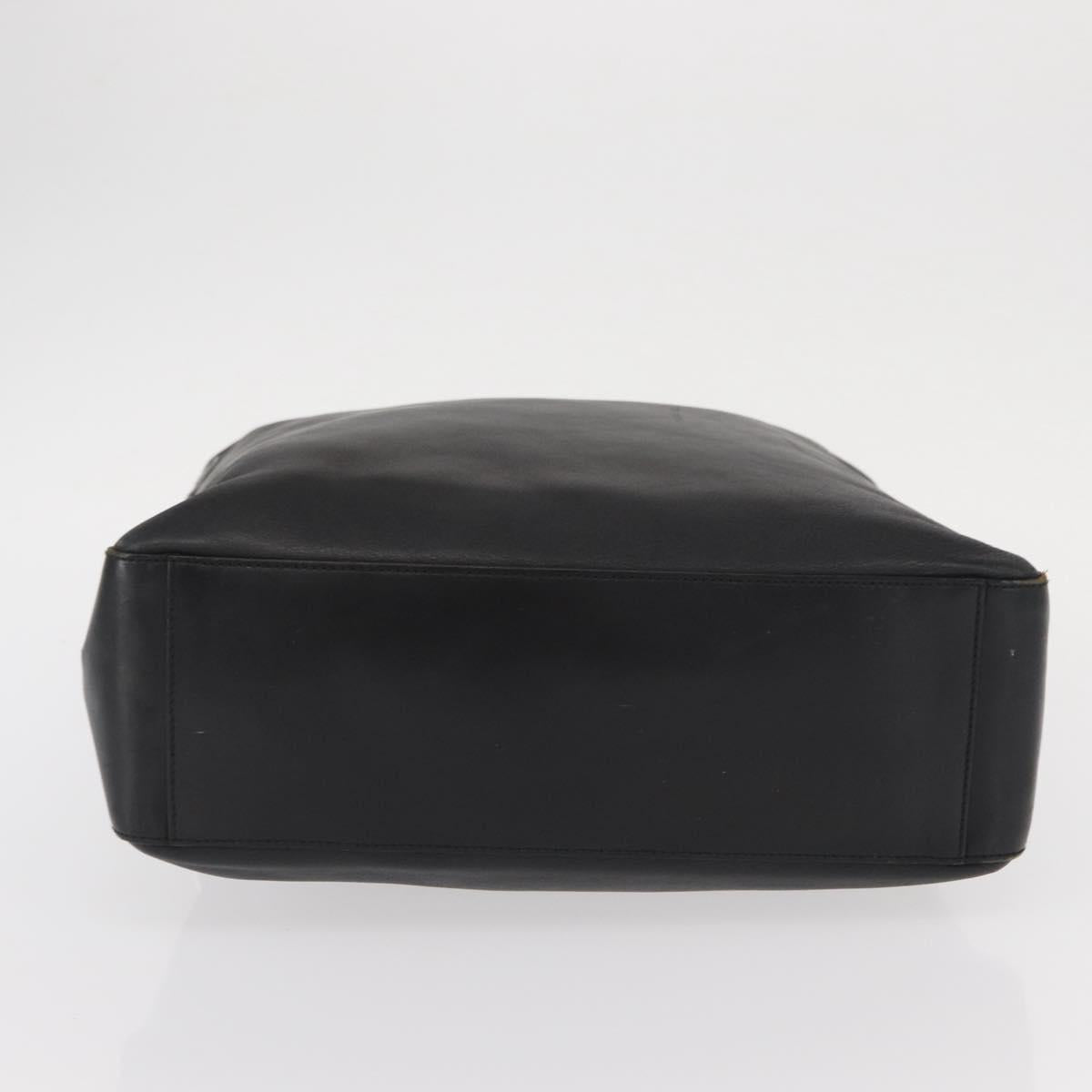 Gucci Vintage Interlocking G Flap Shoulder Bag Leather, BLACK, LEATHER, Shoulder bag