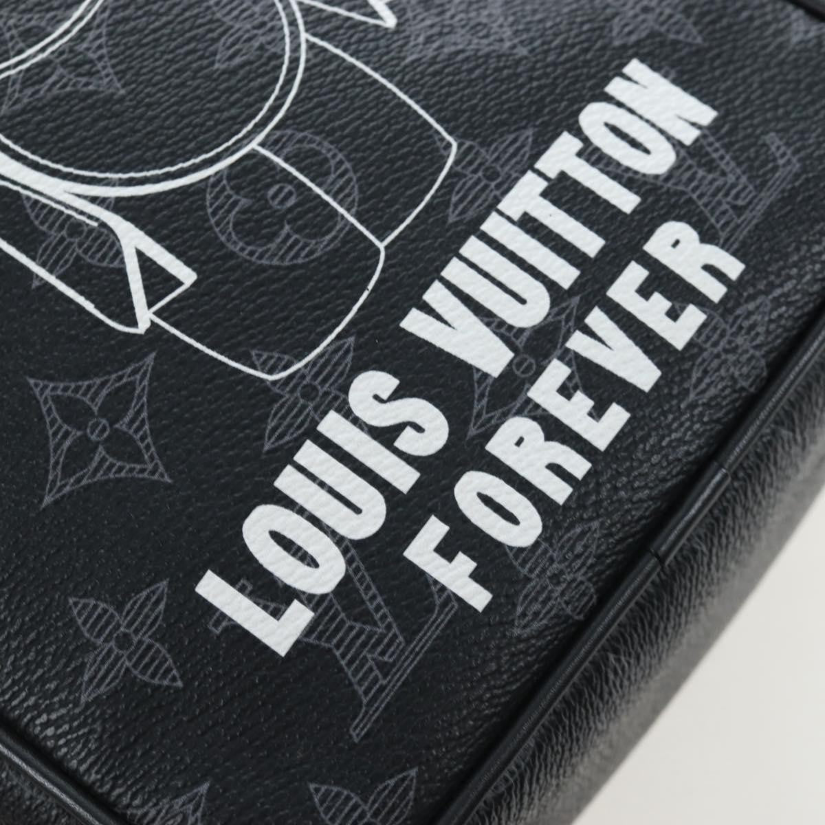 Louis Vuitton Danube Limited Edition Vivienne Monogram Eclipse, Black, Canvas, Shoulder Bag