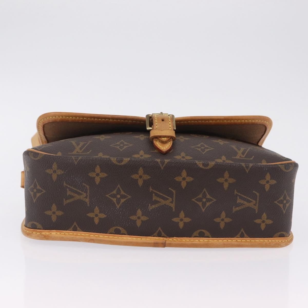 Louis Vuitton Sologne Monogram Canvas, Brown, Canvas, Handbag