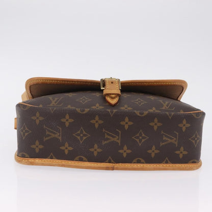 Louis Vuitton Sologne Monogram Canvas, Brown, Canvas, Handbag