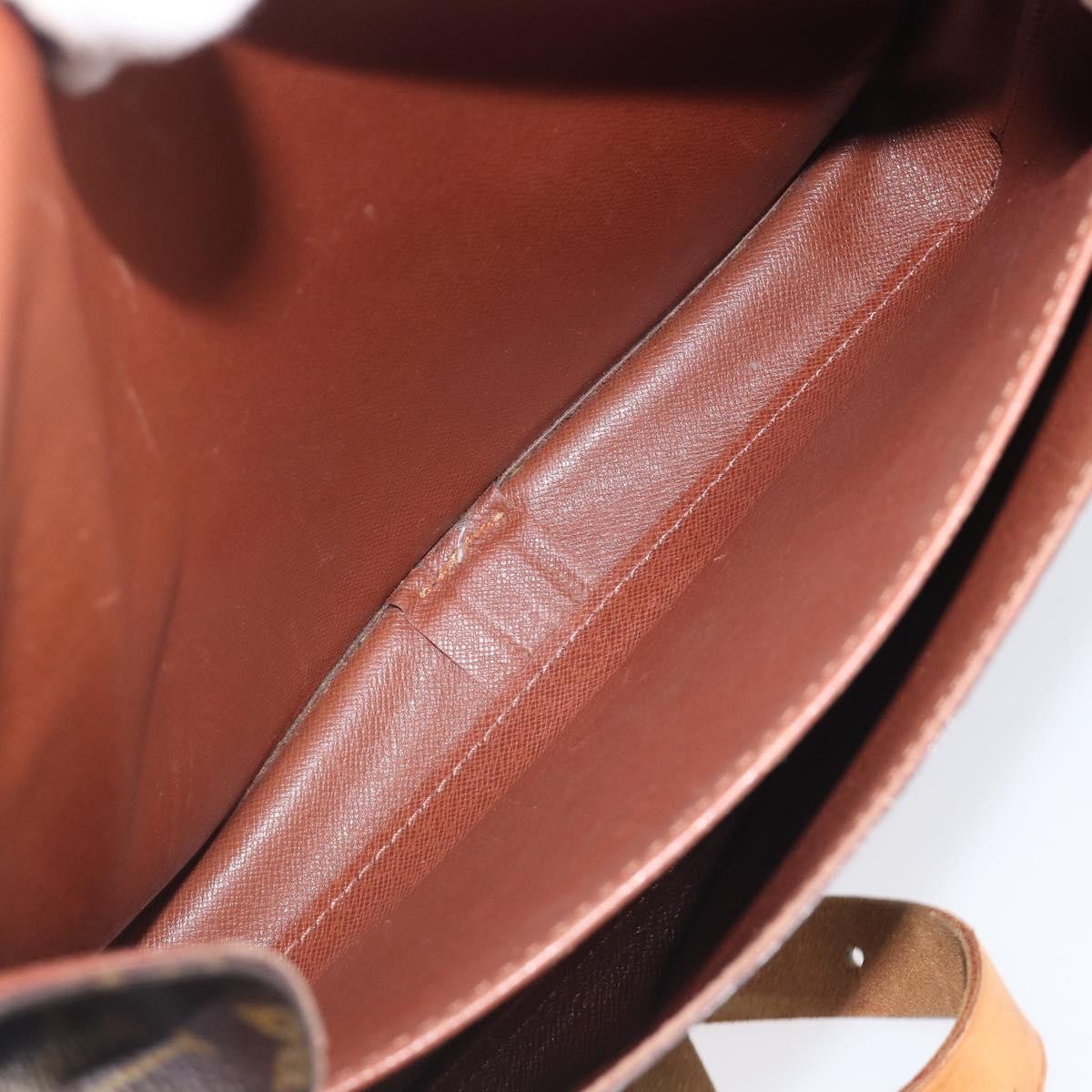 Louis Vuitton Cartouchiere Monogram Canvas, Brown, Canvas, Handbag