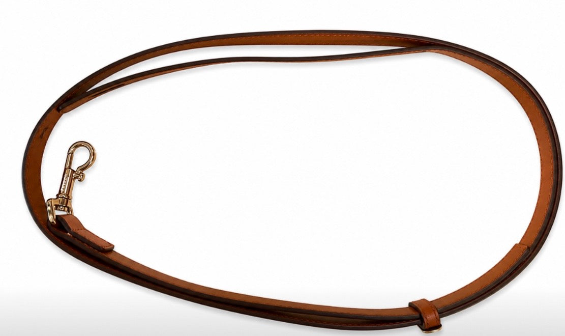 Fendi Selleria Strap You Shoulder Strap Leather, Brown, Leather, Straps