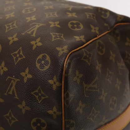 Louis Vuitton Keepall Bag Monogram Canvas, BROWN, CANVAS, Travel bag
