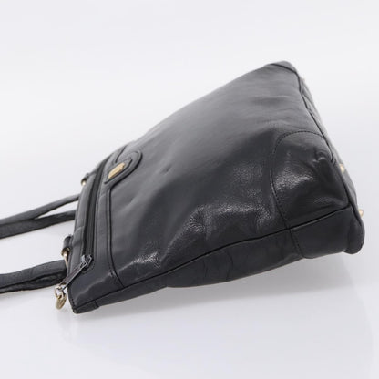 Celine Tote Leather, Black, Leather, Tote Bag