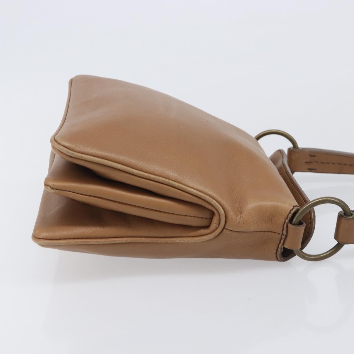 Miu Miu Beau Top Handle Leather, Brown, Leather, Handbag