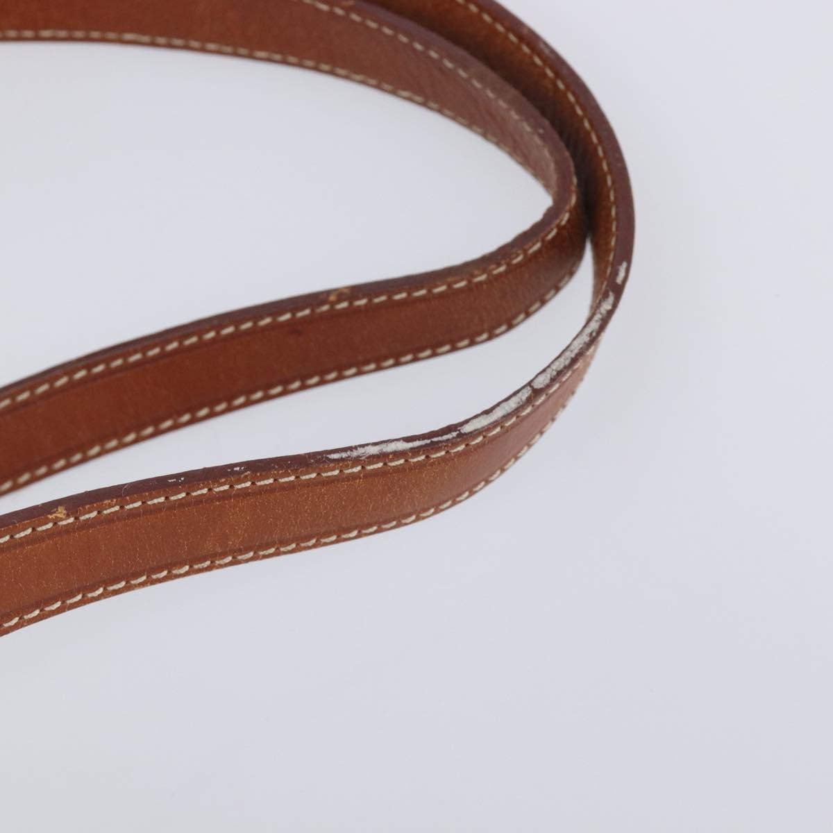 Celine Vintage Macadam Canvas, Brown, Canvas, Backpack