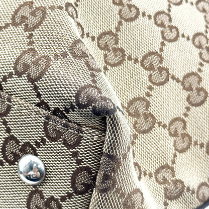 Gucci Match Ball GG Canvas, Brown, Canvas, Tote Bag