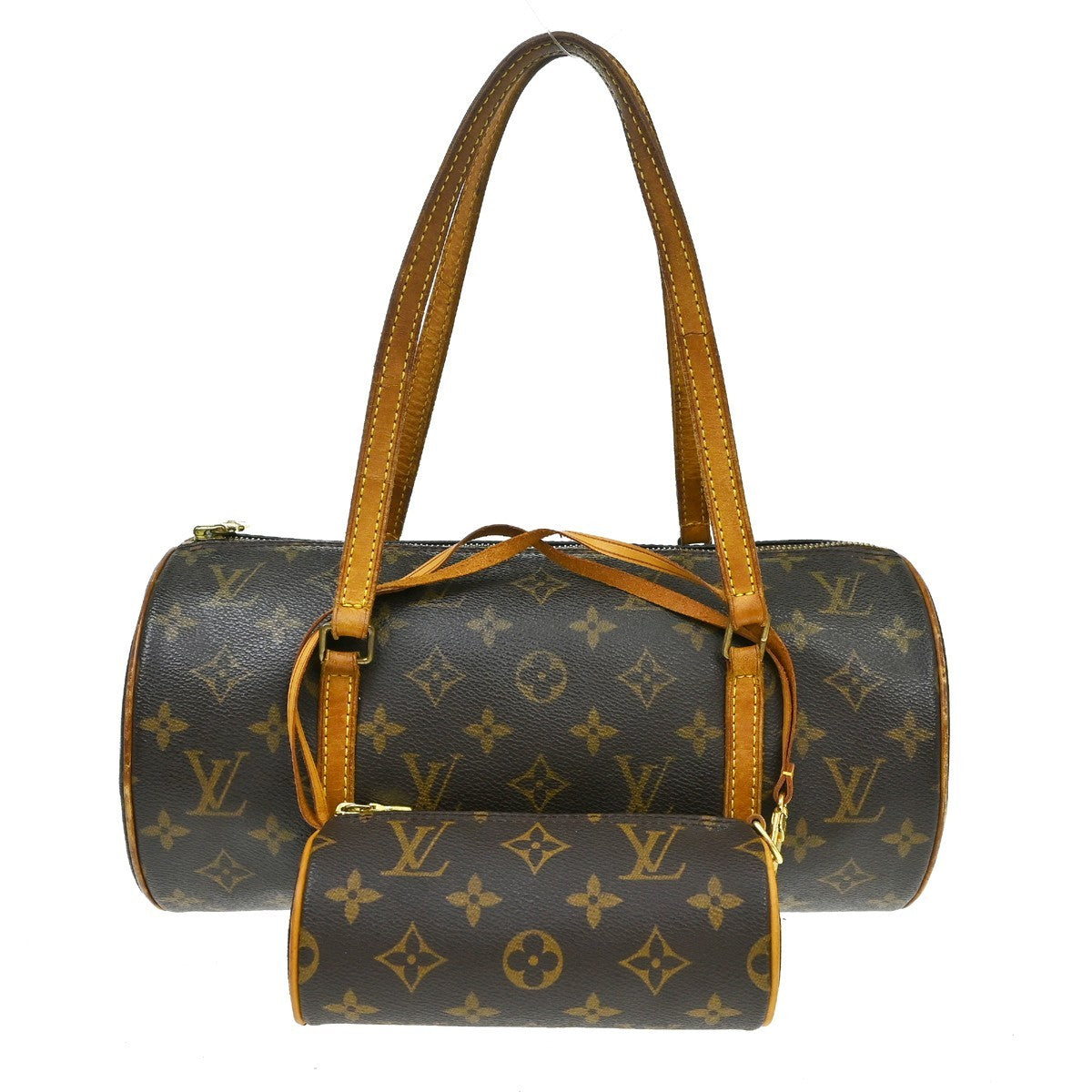 Louis Vuitton Papillon Monogram Canvas, Brown, Canvas, Handbag
