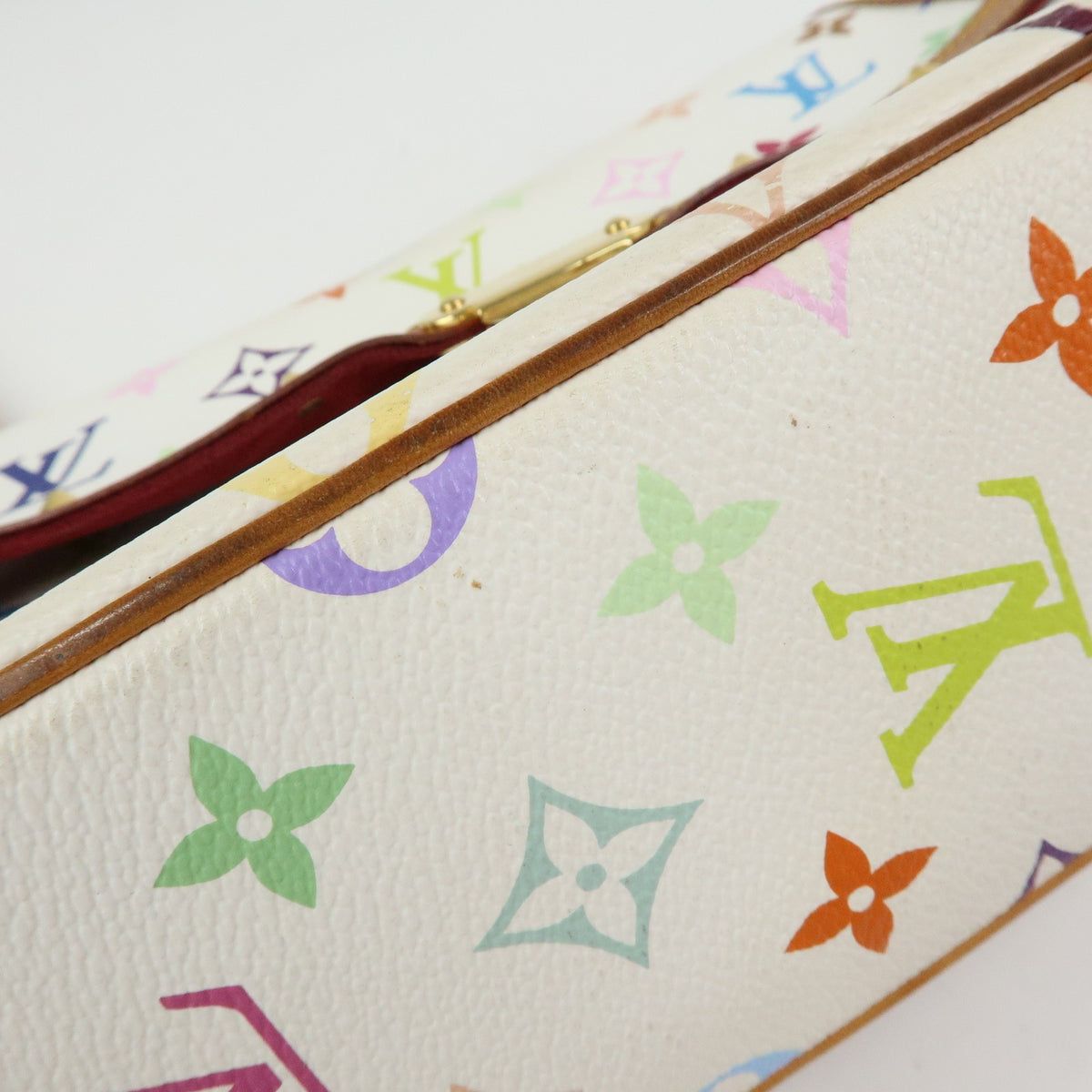 Louis Vuitton Sologne Monogram Multicolor, White, Canvas, Handbag