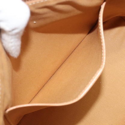 Celine Vintage Zip Hobo Macadam Canvas, Beige, Canvas, Shoulder Bag