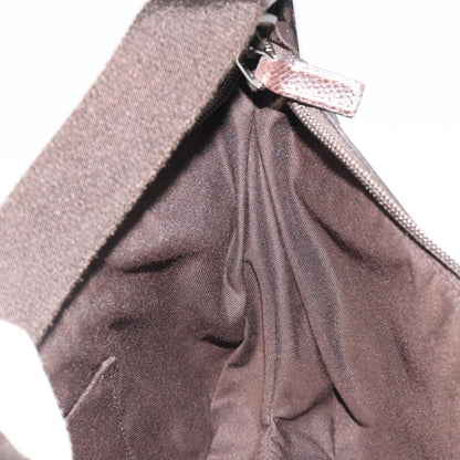 Gucci Vintage Top Handle Canvas, Beige, Canvas, Handbag