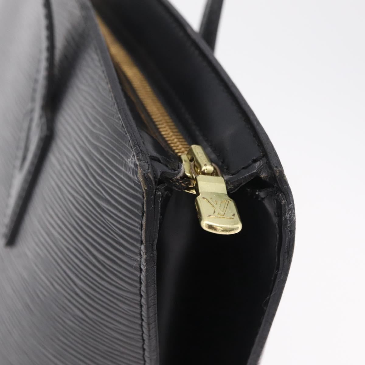 Louis Vuitton Saint Jacques Epi Leather, Black, Leather, Handbag