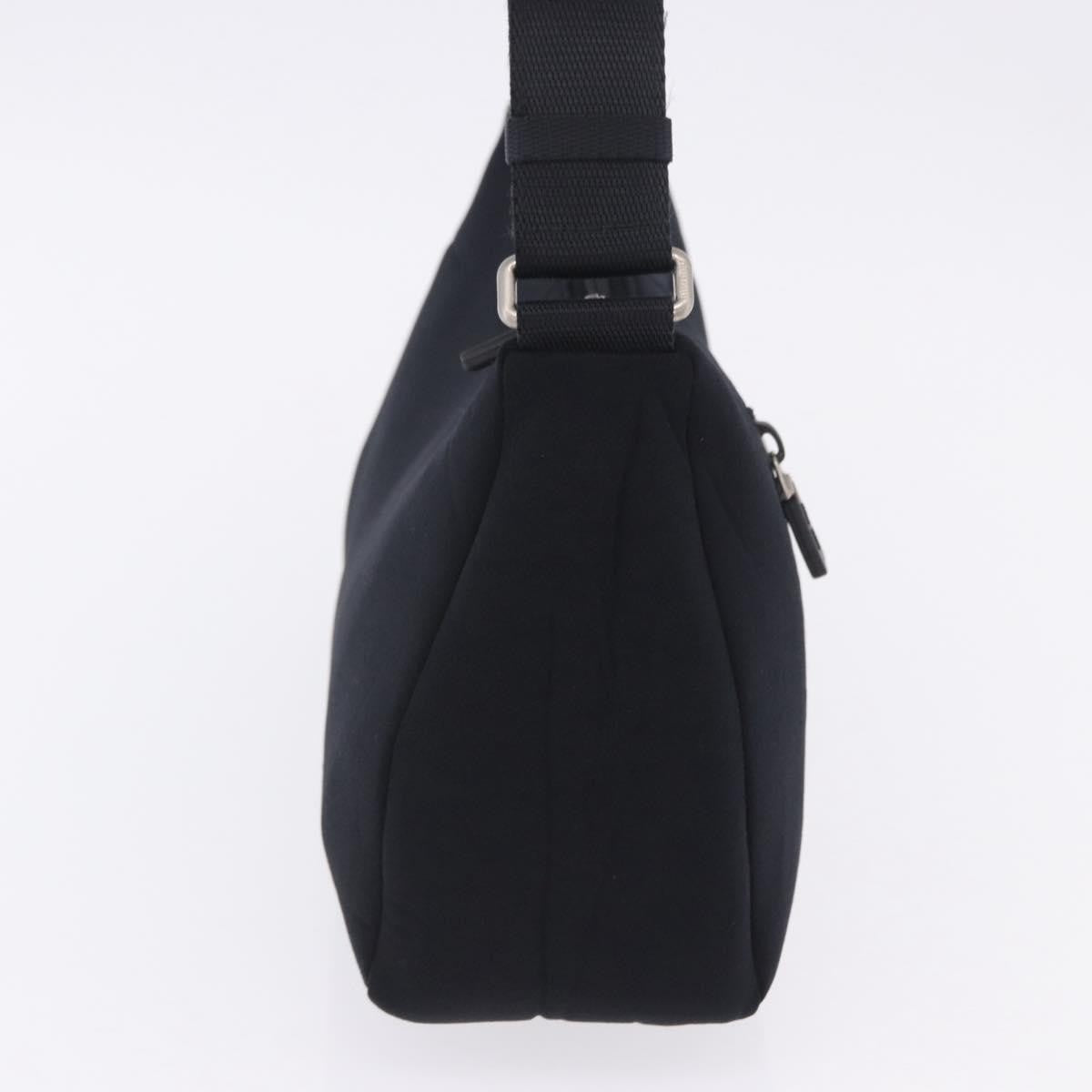 Miu Miu Shoulder Leather, Black, Nylon, Shoulder Bag