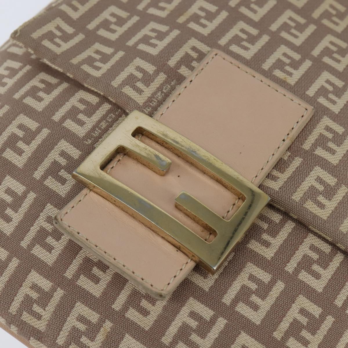 Fendi Mama Messenger Bag Zucca Canvas, BEIGE, CANVAS, Crossbody bag