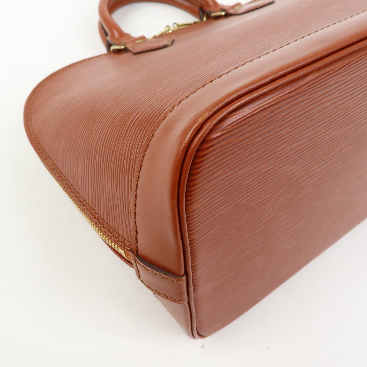 Louis Vuitton Alma Epi Leather, Brown, Leather, Handbag