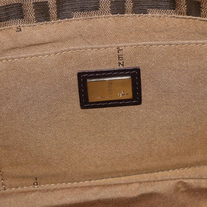 Fendi Chef Zucca Canvas, Brown, Canvas, Tote Bag