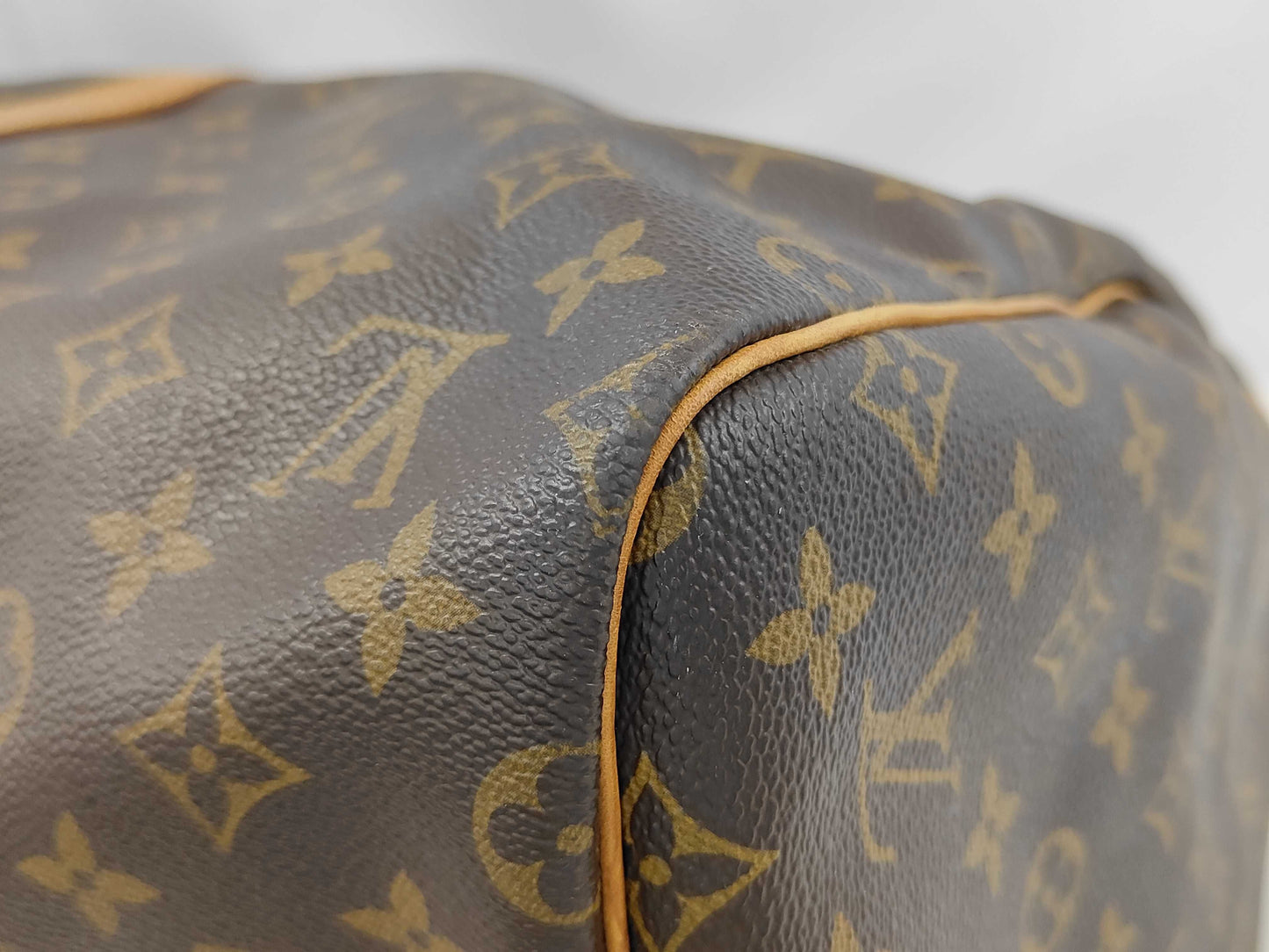 Louis Vuitton Keepall Monogram, Brown, Canvas, Travel Bag