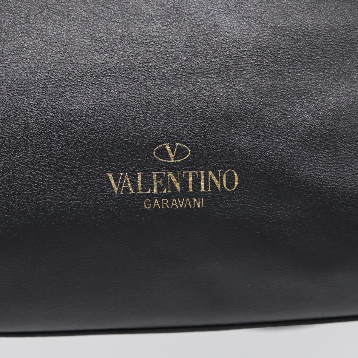 Valentino Garavani Rockstud Soft Leather, Black, Leather, Tote Bag