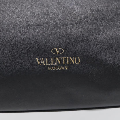 Valentino Garavani Rockstud Soft Leather, Black, Leather, Tote Bag