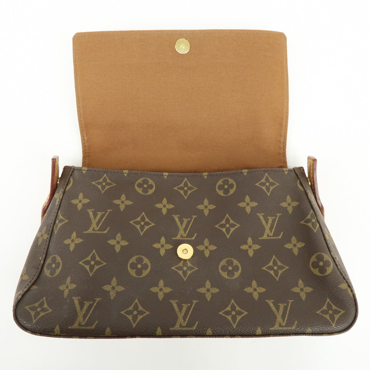 Louis Vuitton Looping Monogram Canvas, Brown, Canvas, Handbag