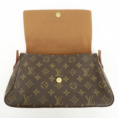 Louis Vuitton Looping Monogram Canvas, Brown, Canvas, Handbag
