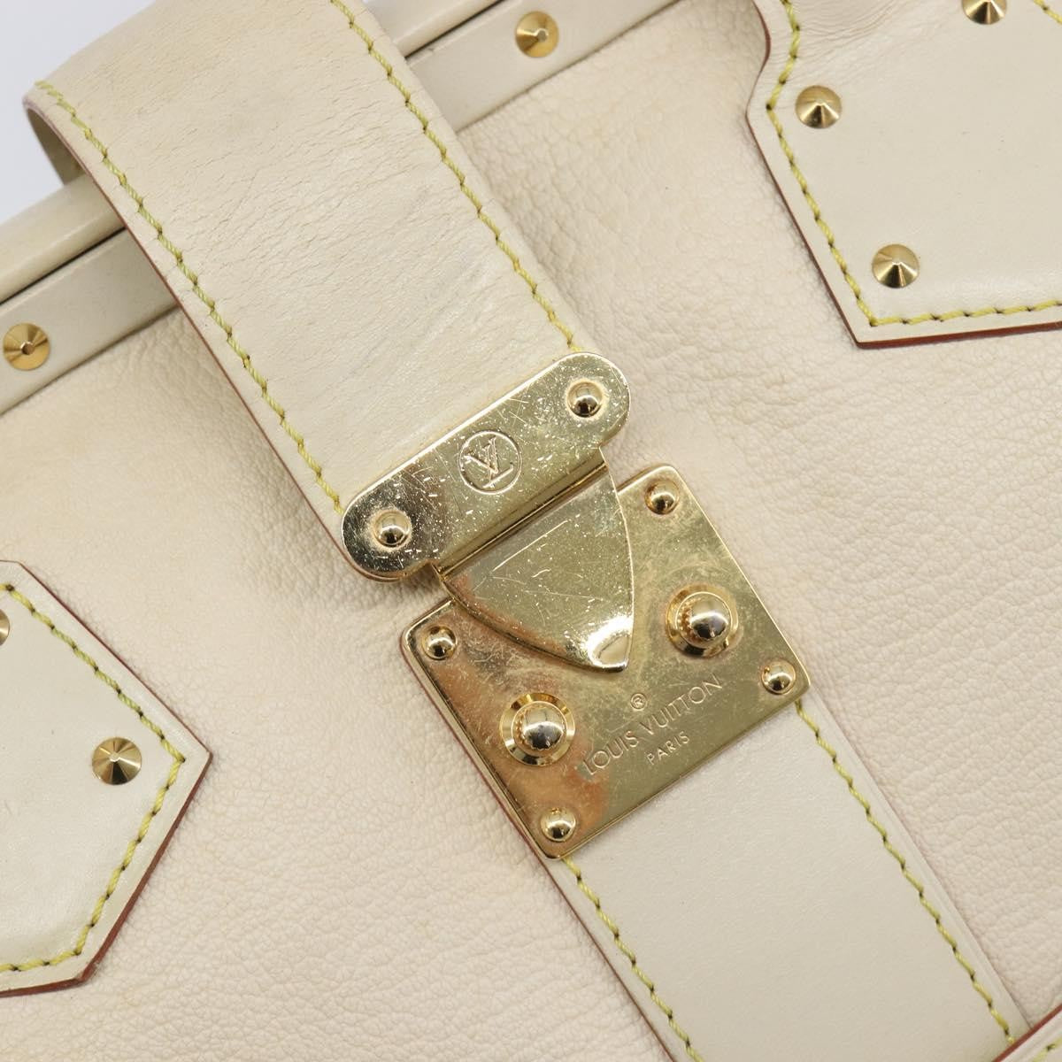 Louis Vuitton Suhali L'Ingenieux Leather, White, Leather, Handbag