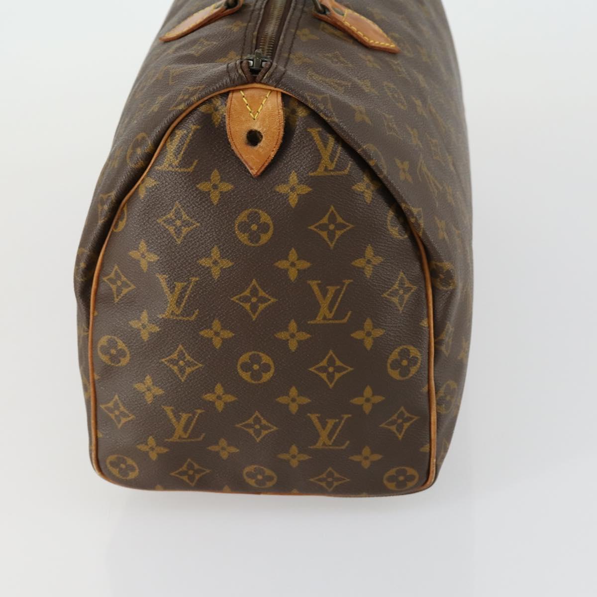 Louis Vuitton Speedy Handbag Monogram Canvas, BROWN, CANVAS, Handbag