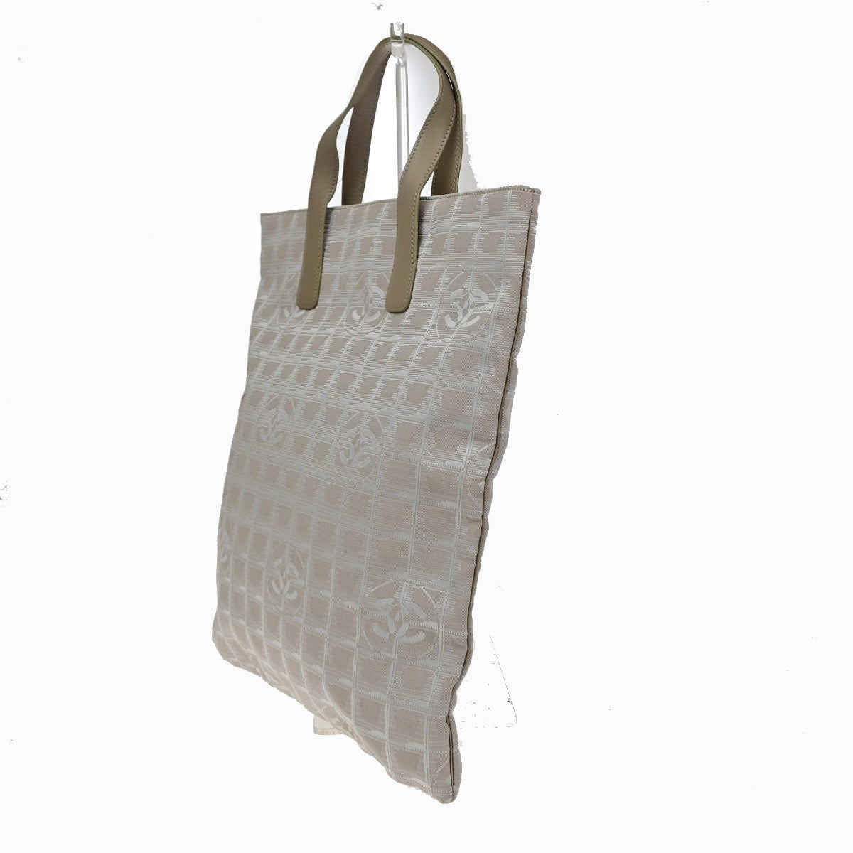 Chanel Travel Line Nylon, Beige, Nylon, Tote Bag