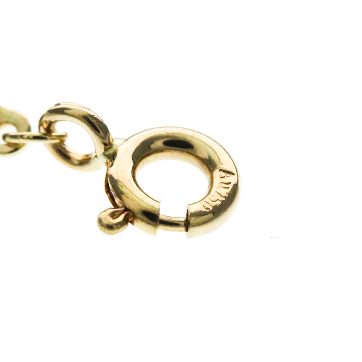 Tiffany & Co. T Smile Pendant 18K Yellow Gold with Diamonds, Gold, Yellow Gold, Necklace