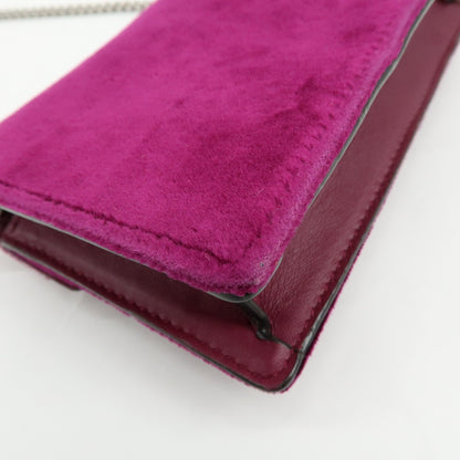 Gucci Dionysus Velvet, Purple, Velvet, Handbag