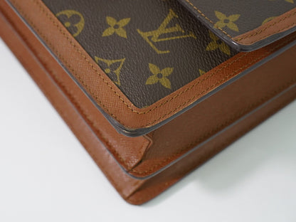 Louis Vuitton Raspail Monogram Canvas, Brown, Canvas, Handbag