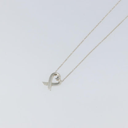 Tiffany & Co. Paloma Picasso Loving Heart Pendant Silver 925, Silver, Silver, Necklace