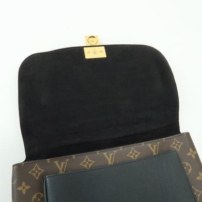 Louis Vuitton Marignan Monogram Canvas with Leather, Brown, Canvas, Handbag