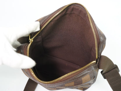 Louis Vuitton Trotteur Beaubourg Damier, Brown, Canvas, Handbag