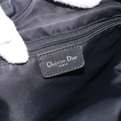 Christian Dior Vintage Trotter Messenger Diorissimo Canvas, Black, Canvas, Shoulder Bag