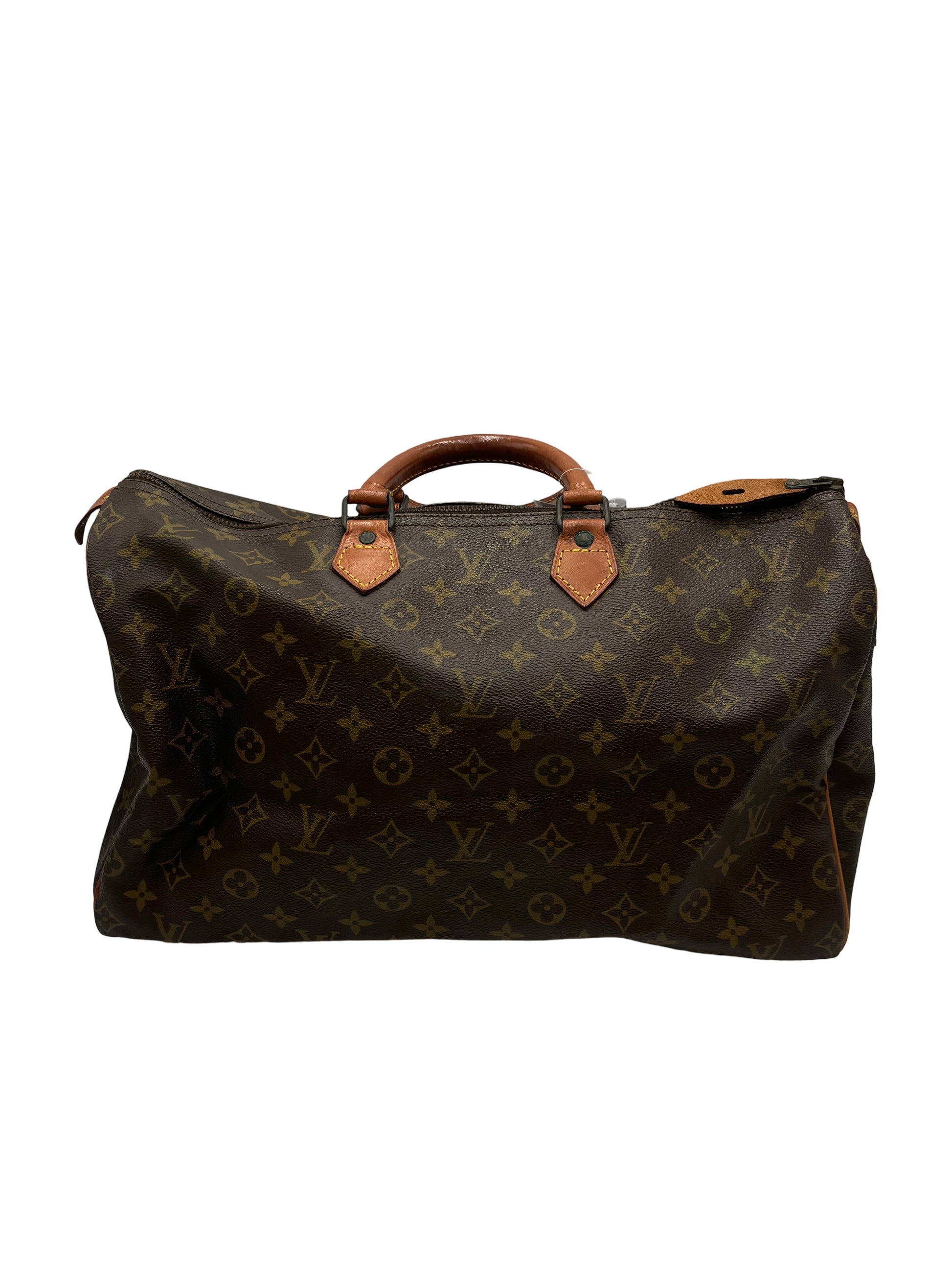 Louis Vuitton Speedy Monogram, Brown, Canvas, Handbag