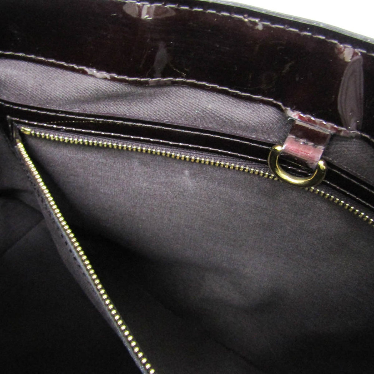 Louis Vuitton Wilshire Monogram Vernis, Burgundy, Patent Leather, Handbag
