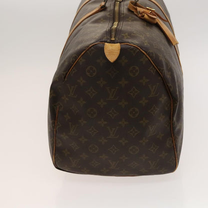 Louis Vuitton Keepall Bag Monogram Canvas, BROWN, CANVAS, Travel bag