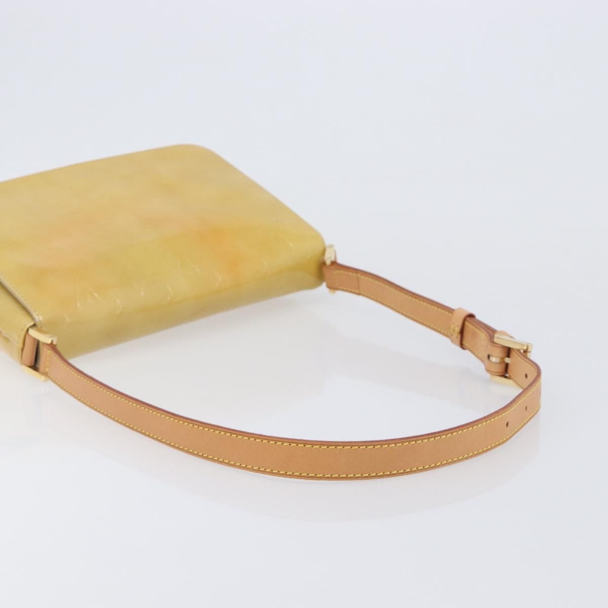 Louis Vuitton Thompson Street Monogram Vernis, Beige, Patent Leather, Shoulder Bag