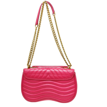 Louis Vuitton New Wave Chain Quilted Leather, Pink, Leather, Handbag