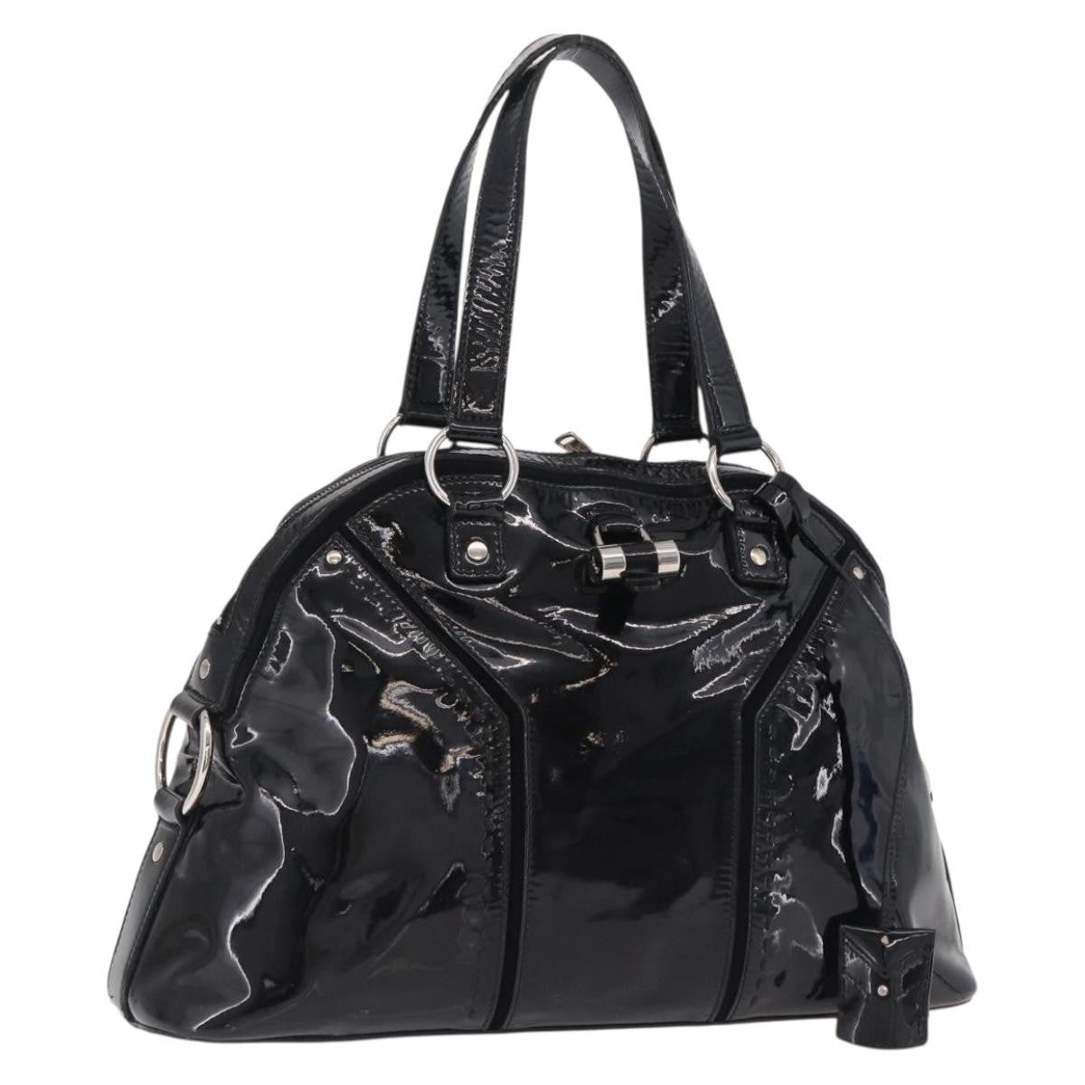 Saint Laurent Muse Patent, Black, Patent Leather, Shoulder Bag