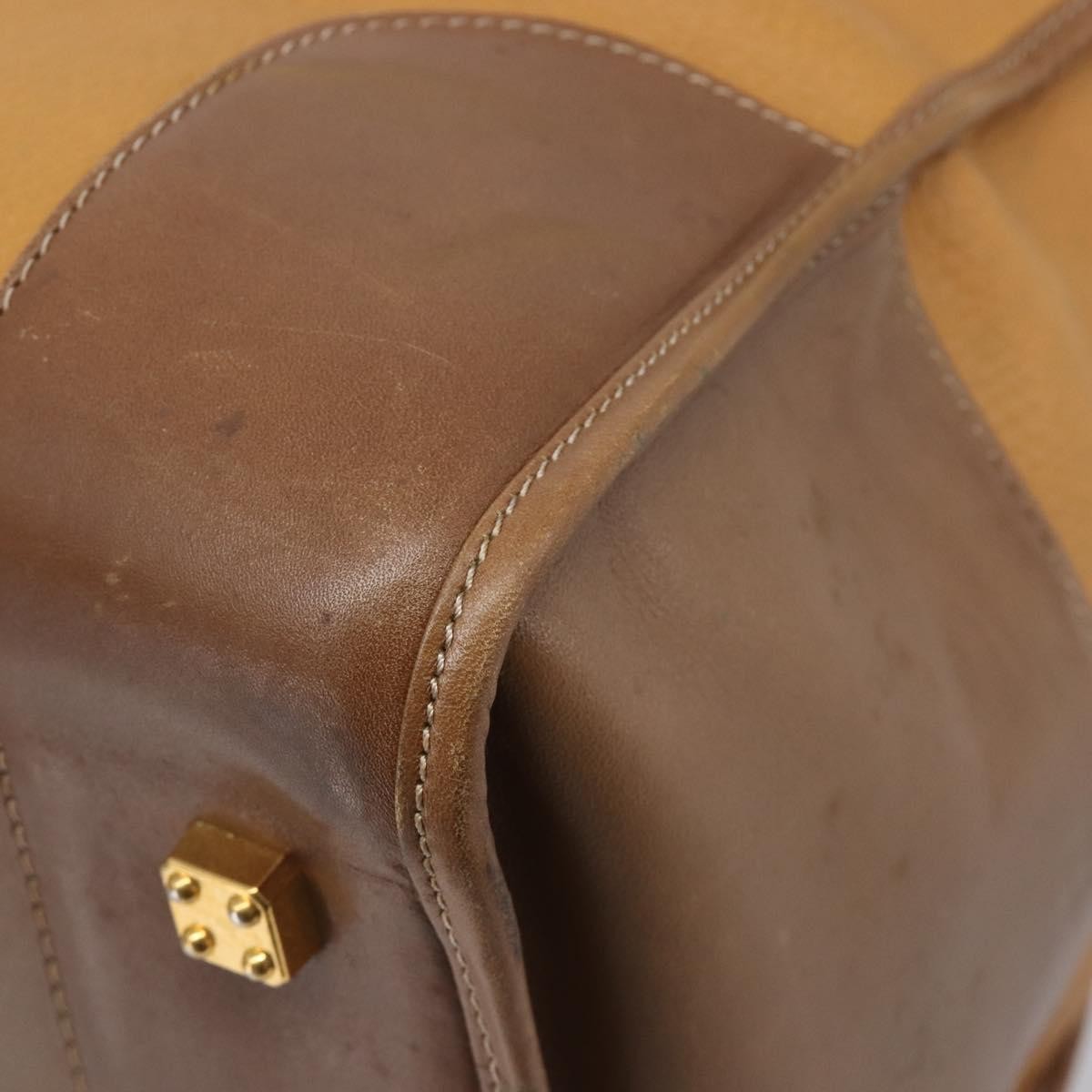 Loewe Amazona Leather, Beige, Leather, Handbag