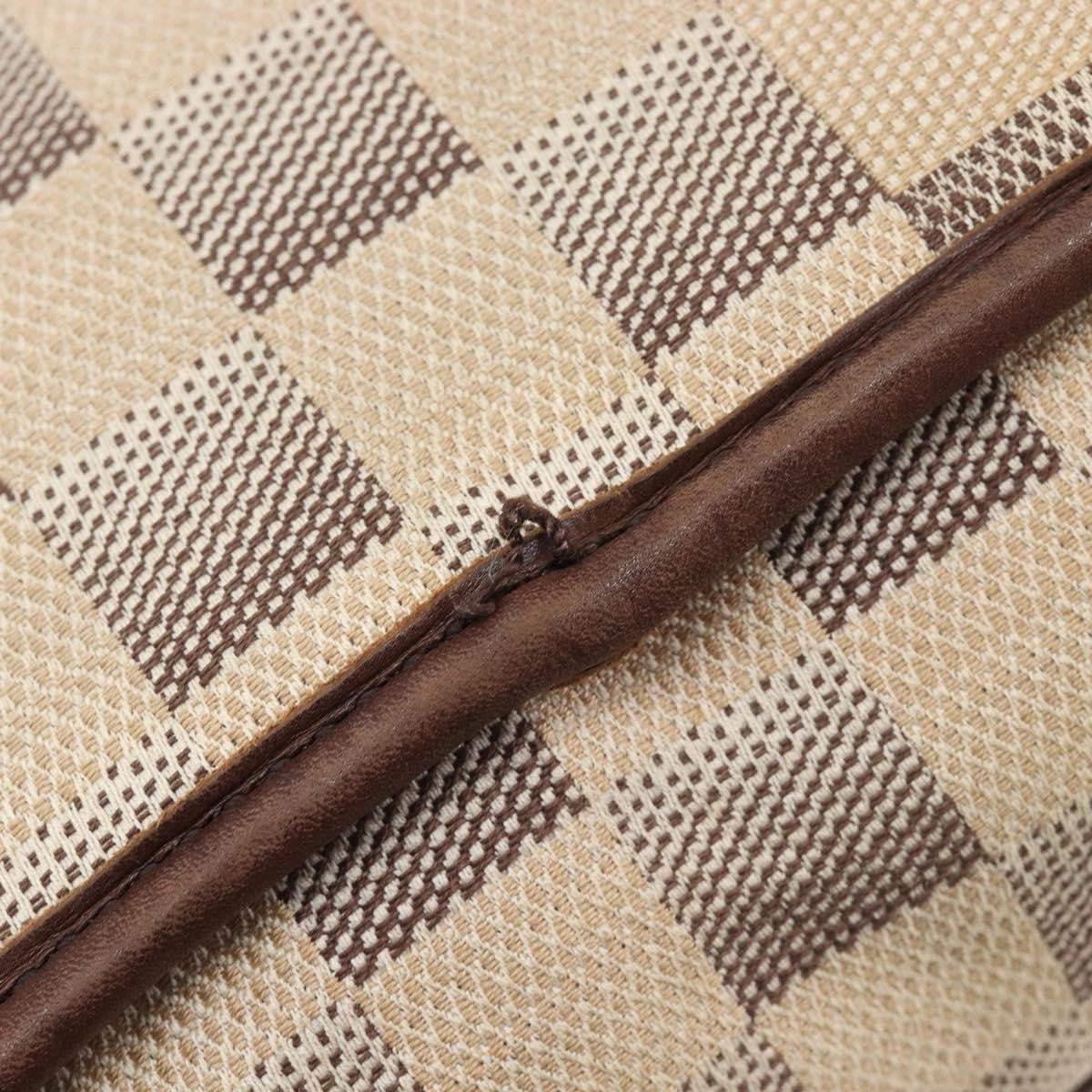 Louis Vuitton Trotteur Damier Lune, White, Canvas, Handbag